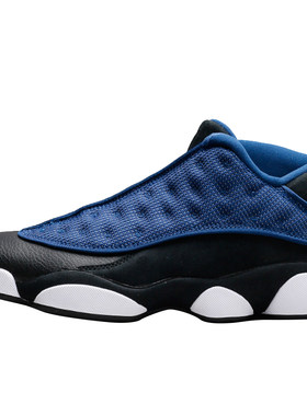 AJ13low黑蓝海军蓝篮球鞋