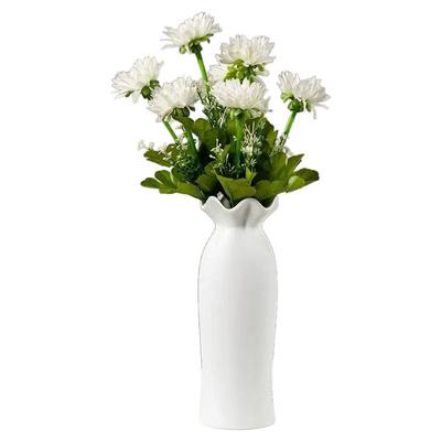 简约现代陶瓷花瓶北欧客厅餐桌插花装饰摆件玫瑰花水养花瓶