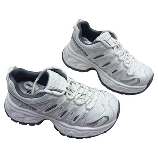 米新款~厚底增高6CM老爹鞋2026春新款圆头轻便跑步运动鞋休闲鞋