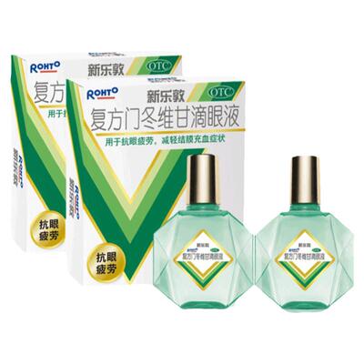 【曼秀雷敦】复方门冬维甘滴眼液1瓶/盒新乐敦眼药水缓解眼疲劳模糊干涩干眼症