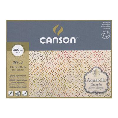 新品canson康颂水彩纸60%无酸2K
