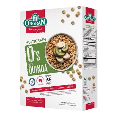 ORGRAN藜麦谷物圈即食无麸质早餐