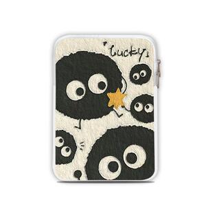 卡通笔记本电脑内胆包14寸女生IPAD12.9适用联想air苹果macpro笔记本华为15.6寸保护套惠普小米平板ins收纳包