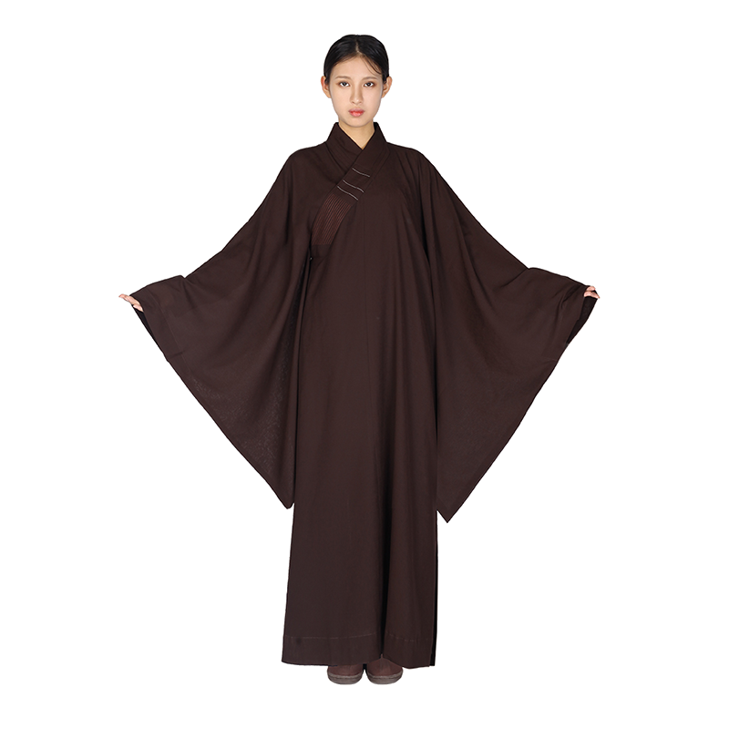 尚远僧服海青居士服夏款台湾麻纱广袖海清男女薄款五戒缦衣