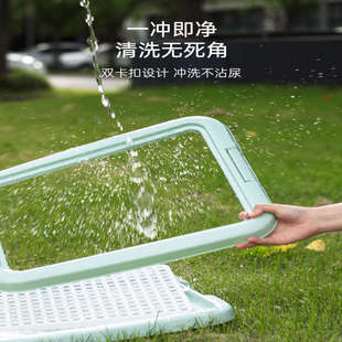 中恒狗狗厕所平板式 狗砂盆小型犬泰迪宠物专用防踩屎便中大型尿盆