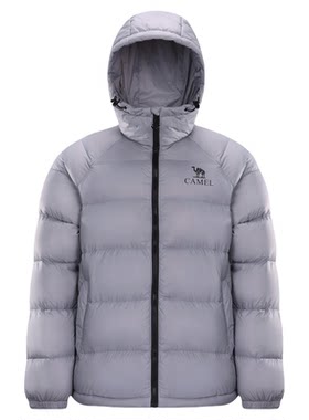 骆驼女装短款羽绒服冬季2026新款90绒防风御寒保暖连帽面包服外套