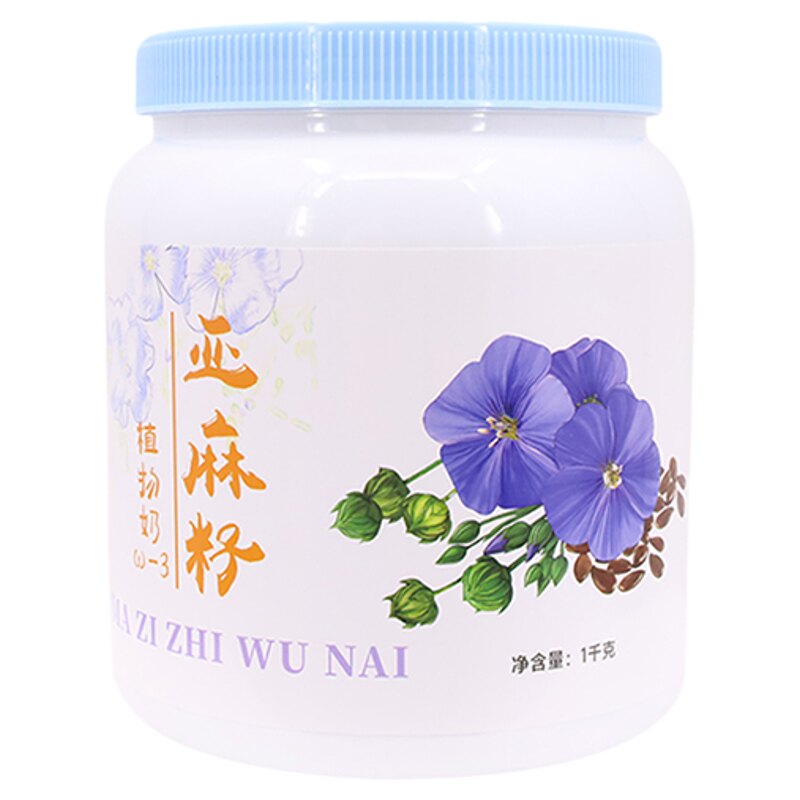 纯素无蔗糖亚麻籽谷物杂粮代餐粉