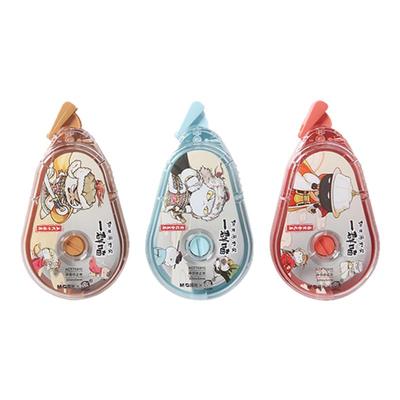 晨光 历史喵 30米静音修正带白色涂改3齿轮消音结构中小学生如果历史是一群喵卡通日常改错使用75815文具