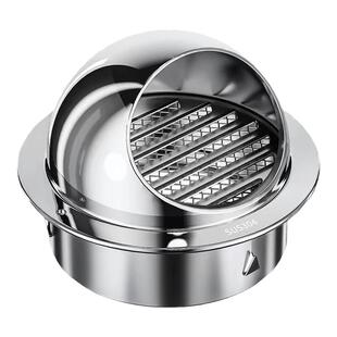 304不锈钢风帽外墙出风口油烟机排烟管防雨罩通风口排气扇透气网