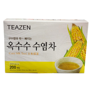 costco代购韩国进口TEAZEN玉米须茶包袋泡茶冷热皆宜1.5g*200