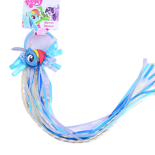 儿童假发辫子女孩公主编发发夹发绳蝴蝶结飘带头饰马尾表演配饰