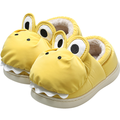 鳄鱼棉拖鞋牧童卡通冬季
