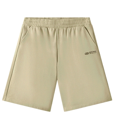 Skechers斯凯奇男夏2025新款宽松针织短裤抽绳休闲裤时尚五分短裤