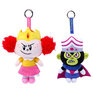 HUGKIS飞天小女警反派魔人jojo毛绒玩具钱多多公主玩偶公仔挂件