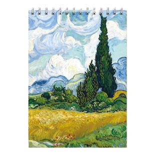 大角色素描本初中生8K画画本不透色油画系列中学生美术绘画本八开侧翻彩铅笔图画本小学生速写本美术生素写本