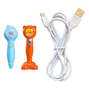 适用洪恩点读笔充电器线TTP-210C/318A/518/416早教机USB电源线