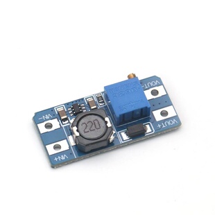 MT3608 DC-DC升压板2A可调电源模块3.7V/5V转/12V/24V
