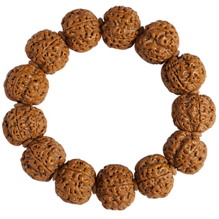 五瓣金刚菩提子手串男士尼泊尔精品天然原籽文玩配饰盘玩佛珠单圈