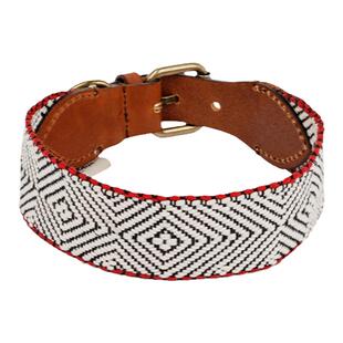 西班牙Buddys进口手工棉质小牛皮 Capri系列柔软宠物狗宽版项圈