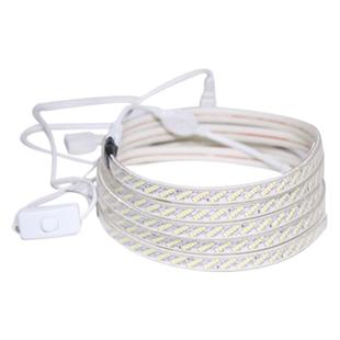 户外三色变光led灯带超亮防水220V自粘带开关贴片客厅吊顶软灯条