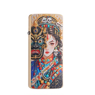 ZORRO佐罗超薄煤油打火机扎基拉姆彩印浮雕防风原铜高档送男友礼