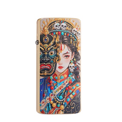 ZORRO佐罗超薄煤油打火机扎基拉姆彩印浮雕防风原铜高档送男友礼