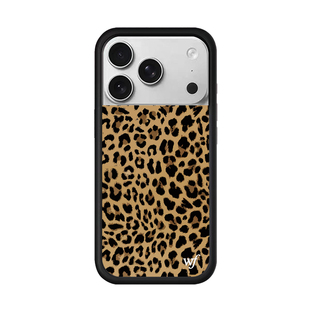 Wildf联名棕色豹纹适用iPhone15/14/13ProMax苹果16Pro手机壳欧美时尚性感纹路WF12个性艺术创意防摔保护套