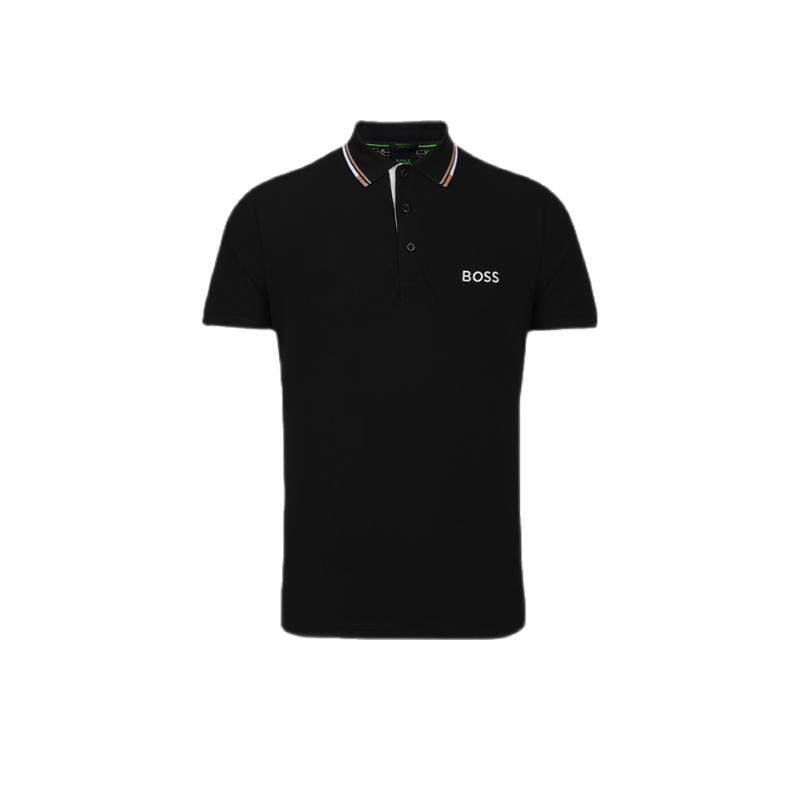 HugoBoss休闲翻领Polo衫短袖