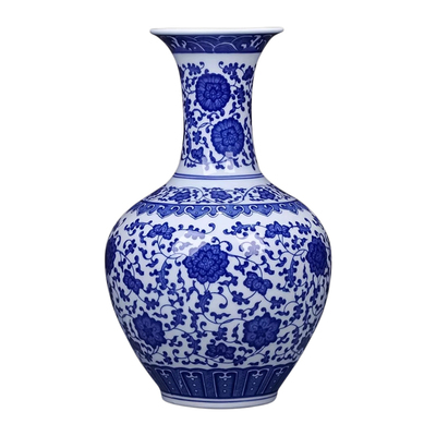 景德镇陶瓷器仿古富贵竹客厅中式