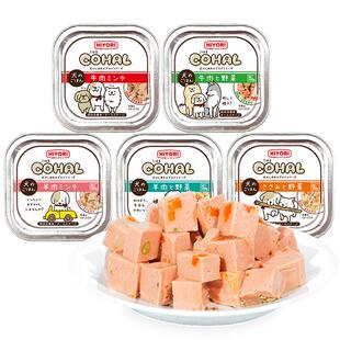 日和优宠狗罐头拌饭狗餐盒小型犬泰迪狗零食成犬100g*24