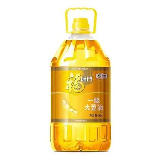 福临门一级大豆油5L家用炒菜纯正香中粮
