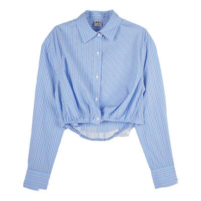 A21女装梭织宽松长袖衬衫