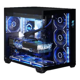 酷冷至尊Elite 680数显屏幕海景房机箱ATX背插主板温度监控台式机