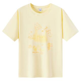 森马短袖T恤女夏季中长款宽松卡通印花2026新款慵懒可爱小众上衣