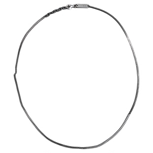 从不睡觉 马吉风格基础款简约造型单项链纯925银无吊坠两款素链