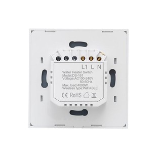 欧规智能触摸开关智能WIFI语音控制20A/40A大功率热水器开关
