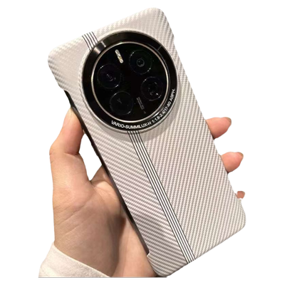 新款高档碳纤维纹无边散热手机壳