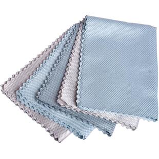 诚成鱼鳞布吸水不掉毛家务保洁魔术无水印擦玻璃抹布擦镜面不锈钢