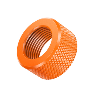 铝合金螺帽适配17mm球头断的螺母配件金属车载桌面手机支架磁吸头夹头通用转换接口固定器转接头改螺纹口改装