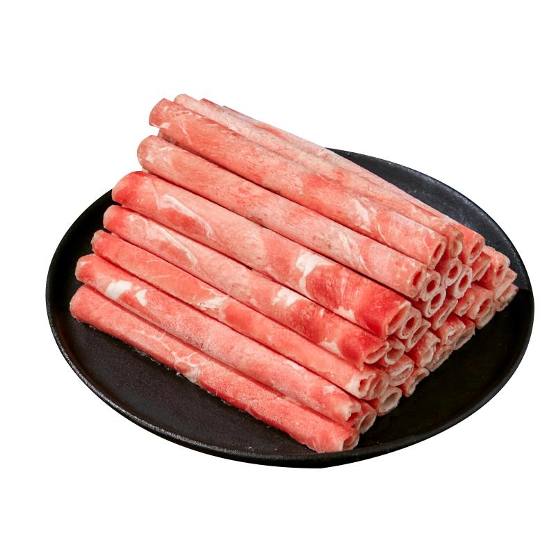 羊肉卷新鮮羊肉片羔羊肉卷火鍋食材肥羊卷涮羊肉牛肉卷肥牛片