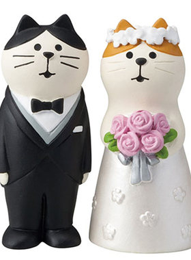 旅猫系列happywedding婚庆公仔