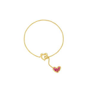 Orange Cube心跳手链原创高级心形手链轻奢小众高级首饰女友礼物