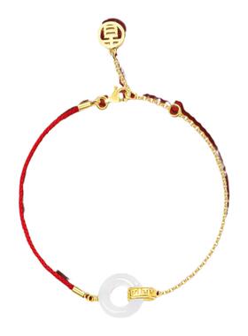 和田玉红绳手链送男女友礼物