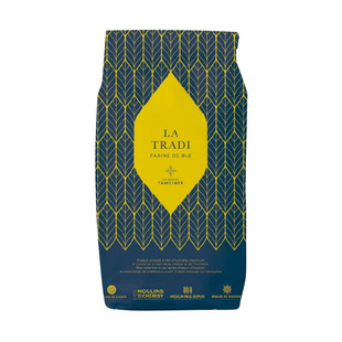 法国进口家族连合黑标T65面粉25kg高筋面粉乡村面包粉法棍小麦粉