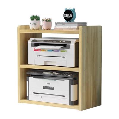 打印机置物架桌面双层复印机架子多功能办公室桌上简约多层收纳架