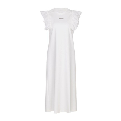 婉甸2025夏季新品云白无袖连衣裙1242N63SX4