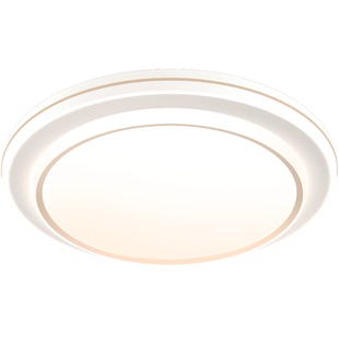 欧普全光谱护眼led圆形卧室吸顶灯书房儿童房餐厅奶油风智能灯具