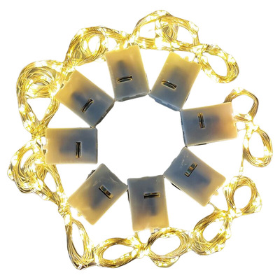 礼盒灯鲜花装饰线灯小夜灯led闪烁彩灯波波球摆摊灯串批发小串灯