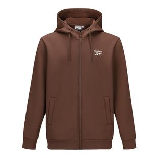 Reebok锐步官方26年新款男女网球风舒适百搭连帽针织夹克外套