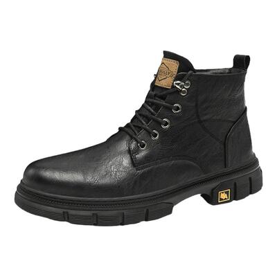 海澜之家爆款马丁靴厚底工装靴子